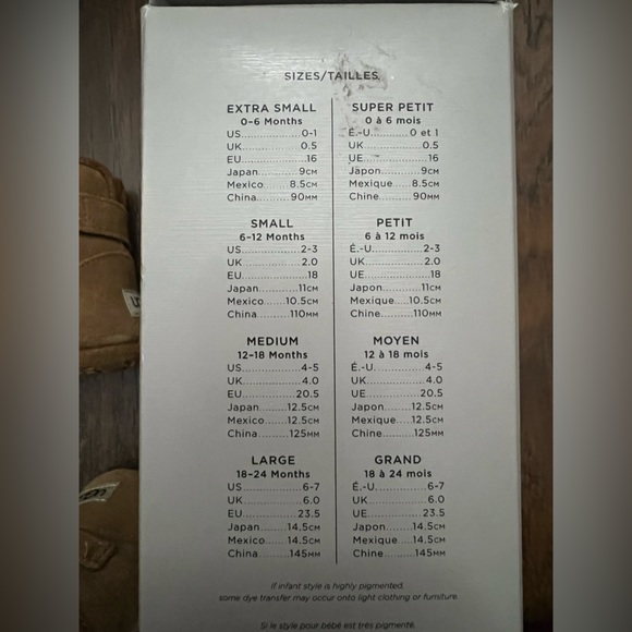 UGG Boots Baby Booties Jesse II Chestnut Size 4/5 Booties - Picture 8 of 9